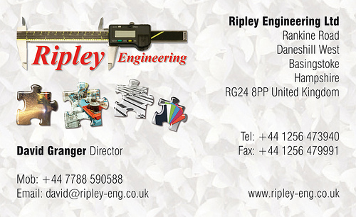 Ripley Engineering Business Card