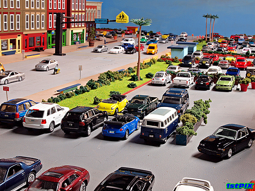 1/64 scale City: Keys Blvd. Shopping Center