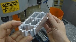 Custom Aluminum Footpegs - CNC Machined on HAAS TM-1