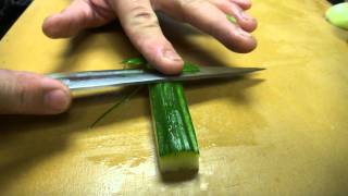Quick Precise Cutting Capabilities Utilizing 1 of The World’s Sharpest Knife – How To Make Sushi Series