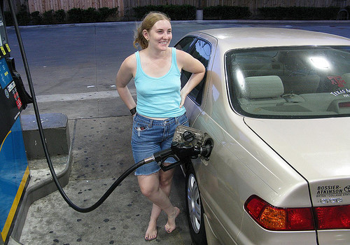 In honor of the 3rd hurricane to perhaps hit Houston in 2008 my girlfriend has this friendly PSA: “Fill your gas tanks! Go barefoot if you must. Sacrifice your youngsters and dogs. Whatever it requires!”