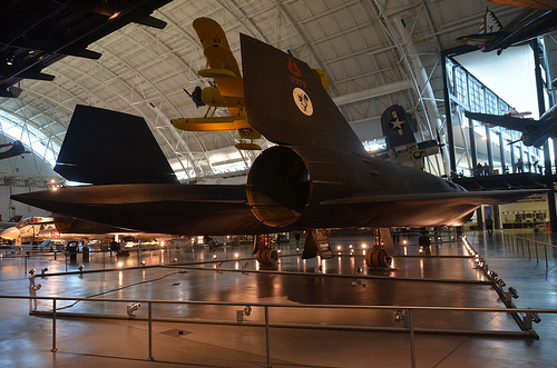 Steven F. Udvar-Hazy Center: SR-71 Blackbird (starboard tail view)