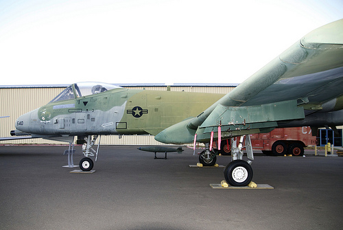 A10A, port side, nose to wing