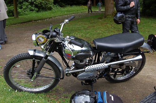 THE “DOT” MOTORCYCLE. CLASSIC TWO-STROKE SINGLE.